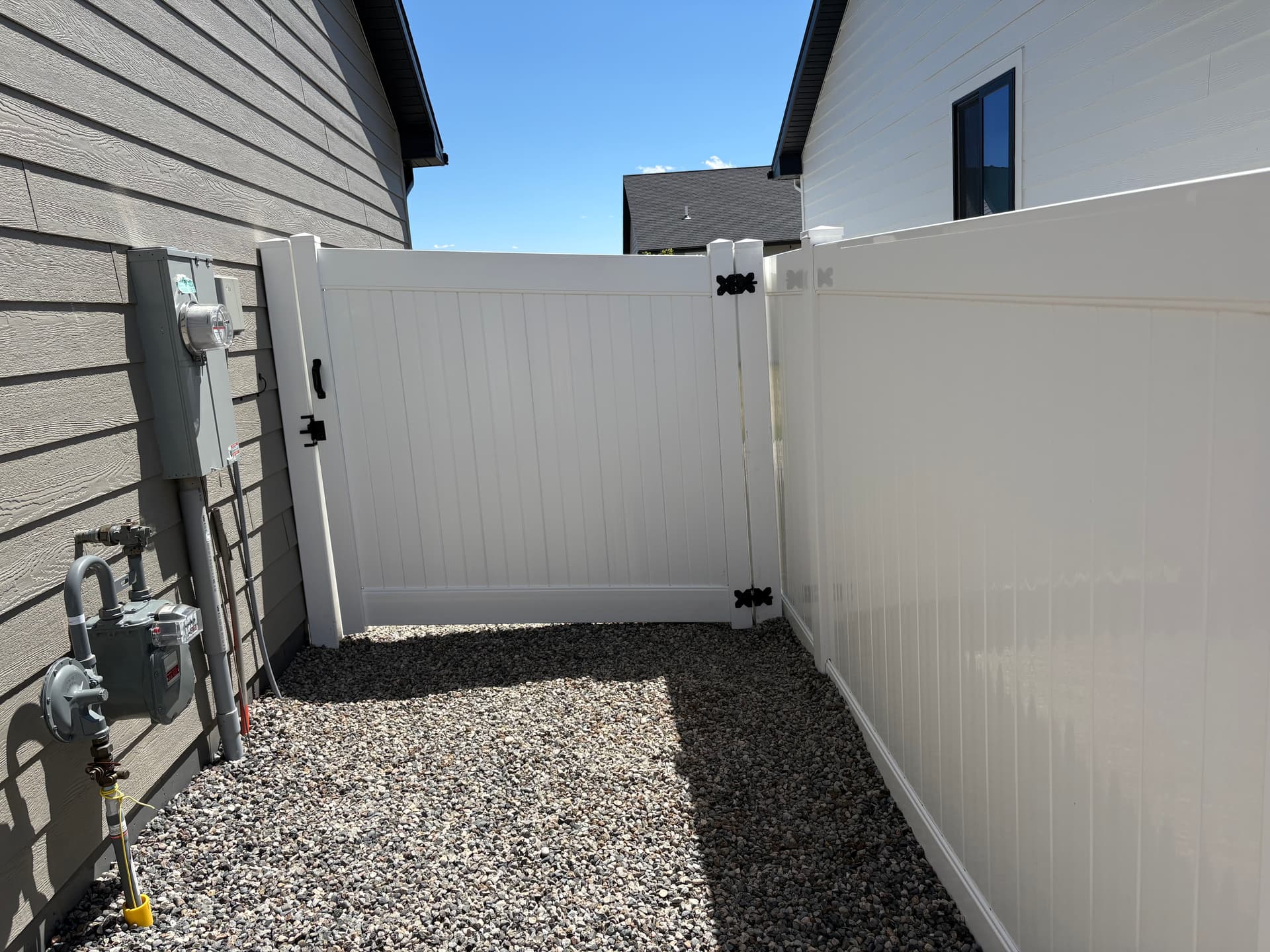 Gallery photos for New Vinyl Gate Installation in Billings Heights: Image #1
