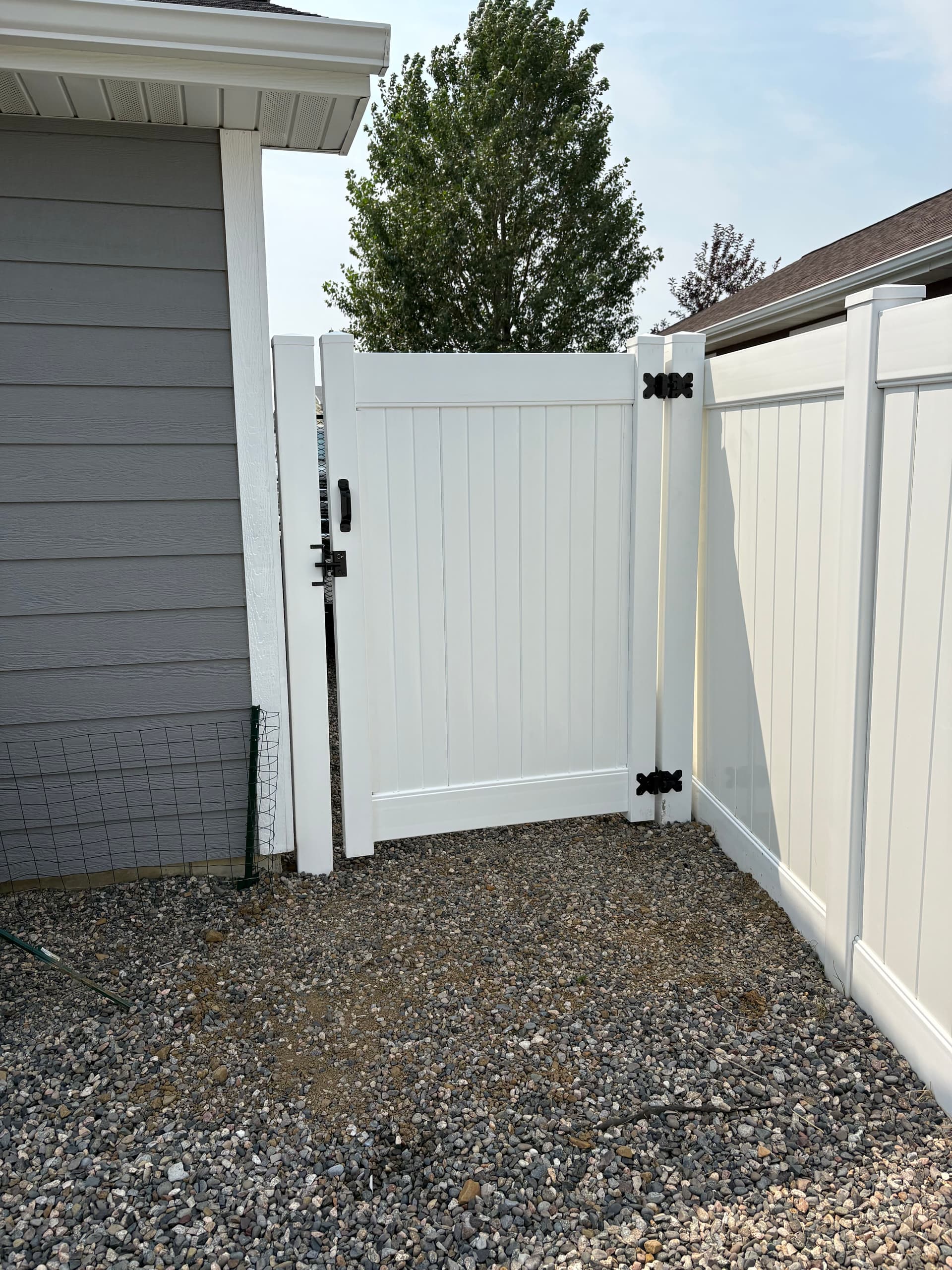 Vinyl Privacy Fence and Gate Installation in Billings image