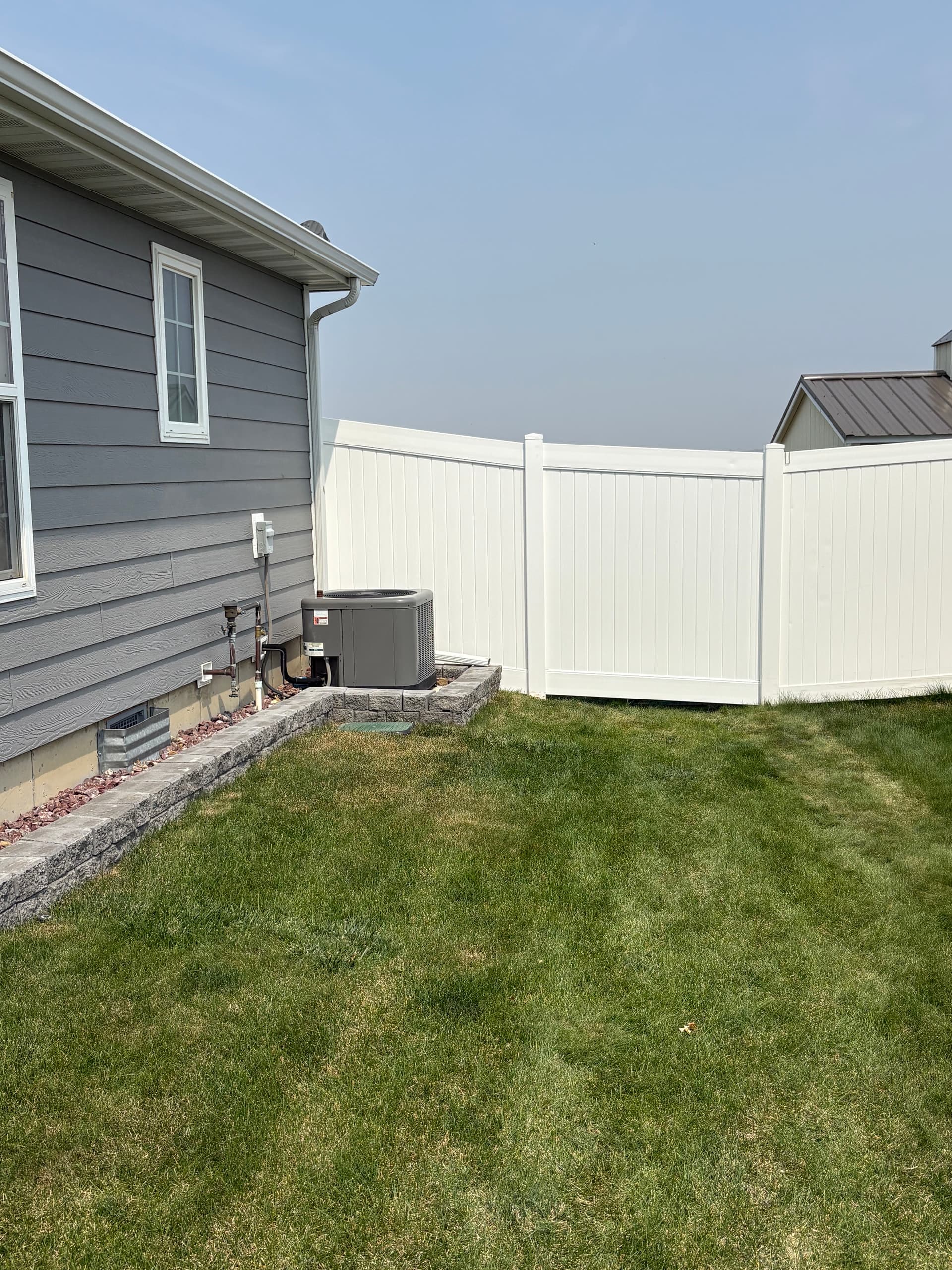 Gallery photos for Vinyl Privacy Fence and Gate Installation in Billings: Image #1