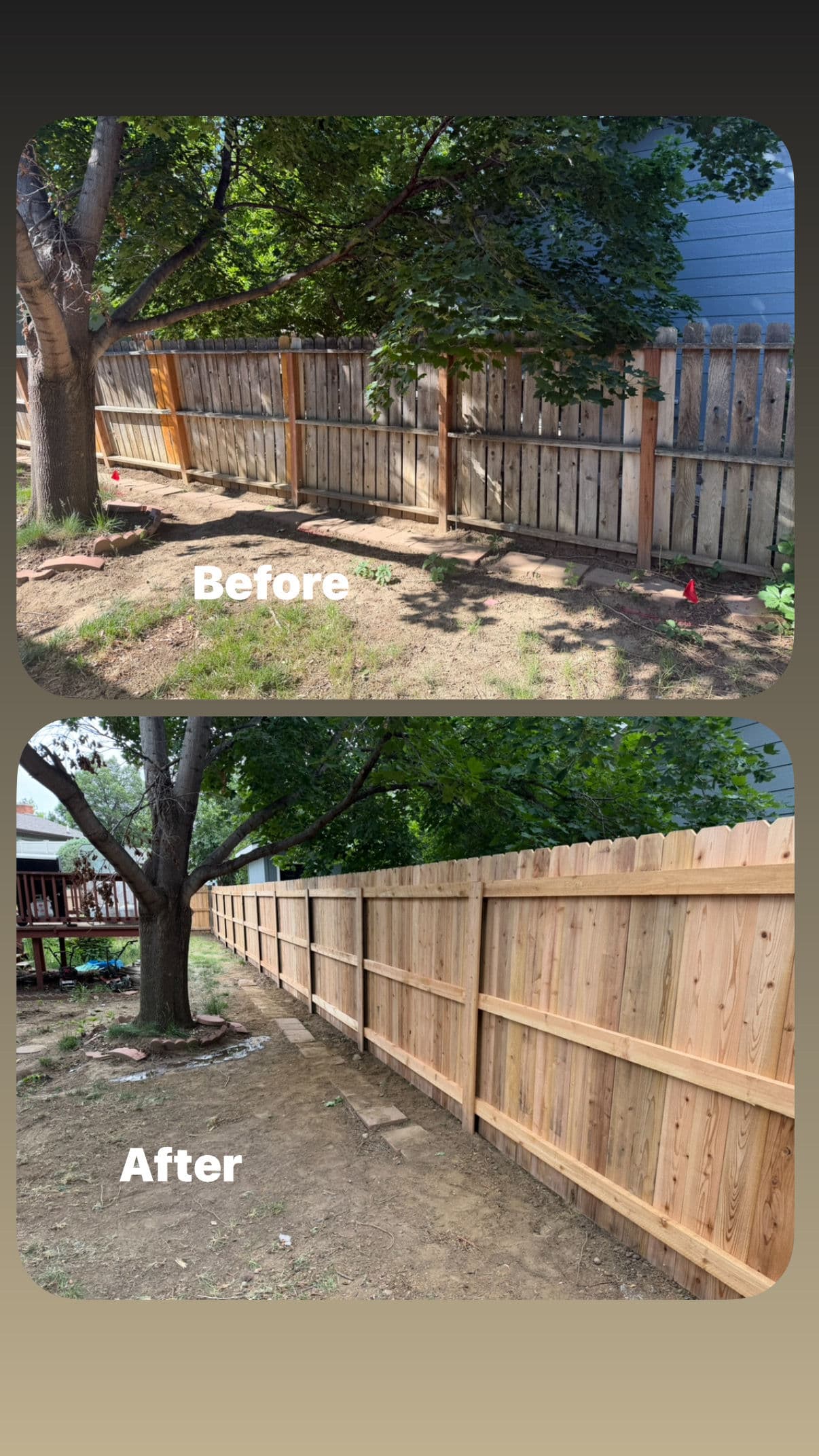 Gallery photos for Cedar Fence Replacement Done Right in Billings MT: Image #1
