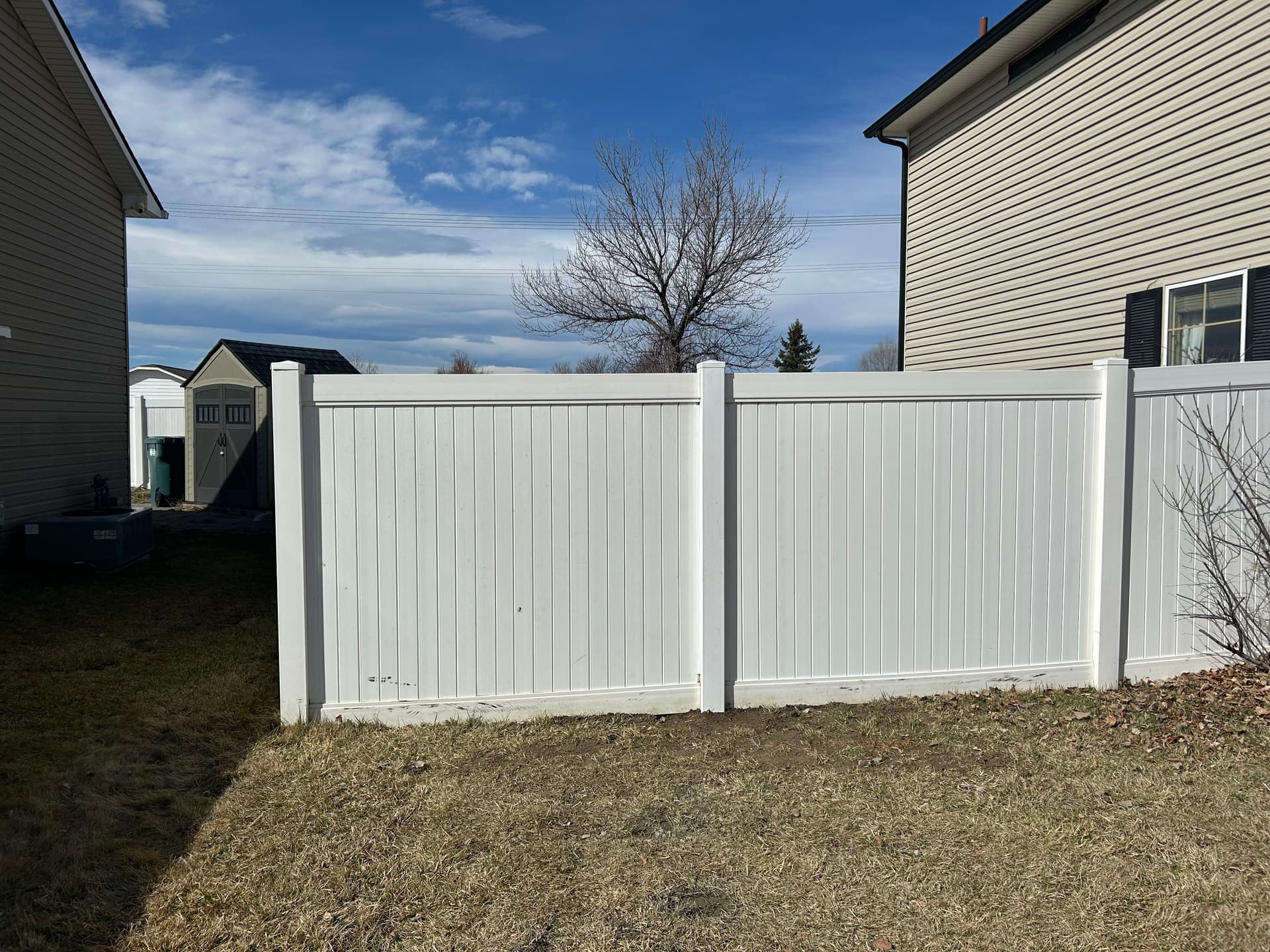 Gallery photos for Wind-Damaged Vinyl Fence Repair Done Right in Billings MT: Image #1