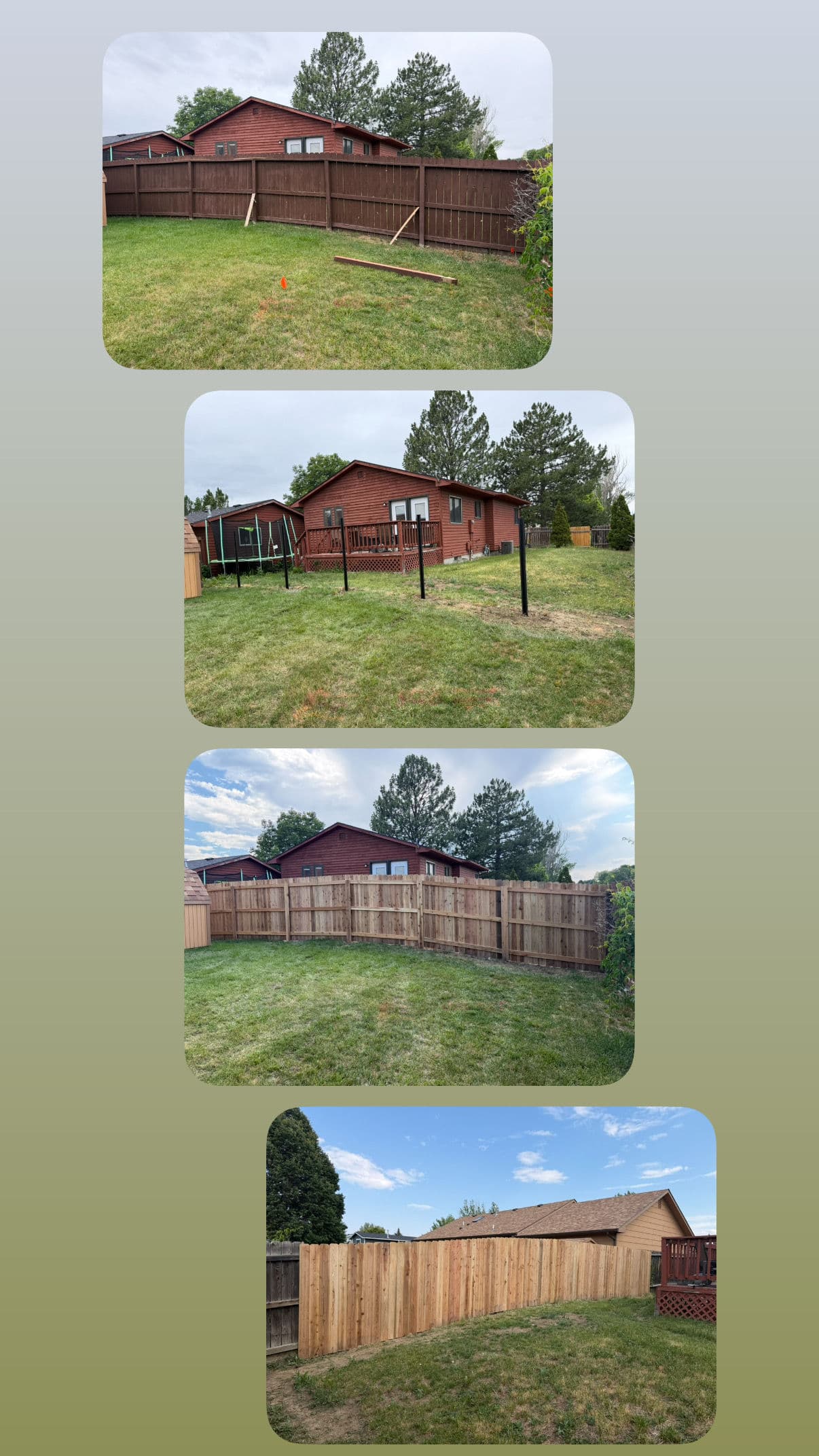 Project Old Fence Out, Fresh Cedar and Steel In image
