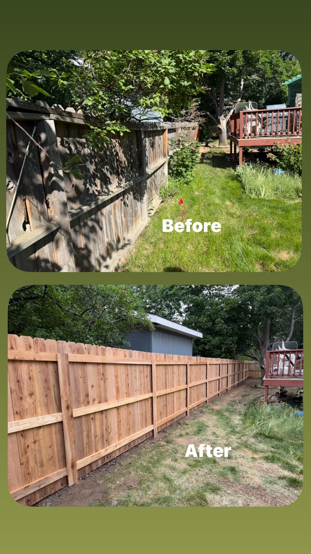 Cedar Fence Replacement Done Right in Billings MT image