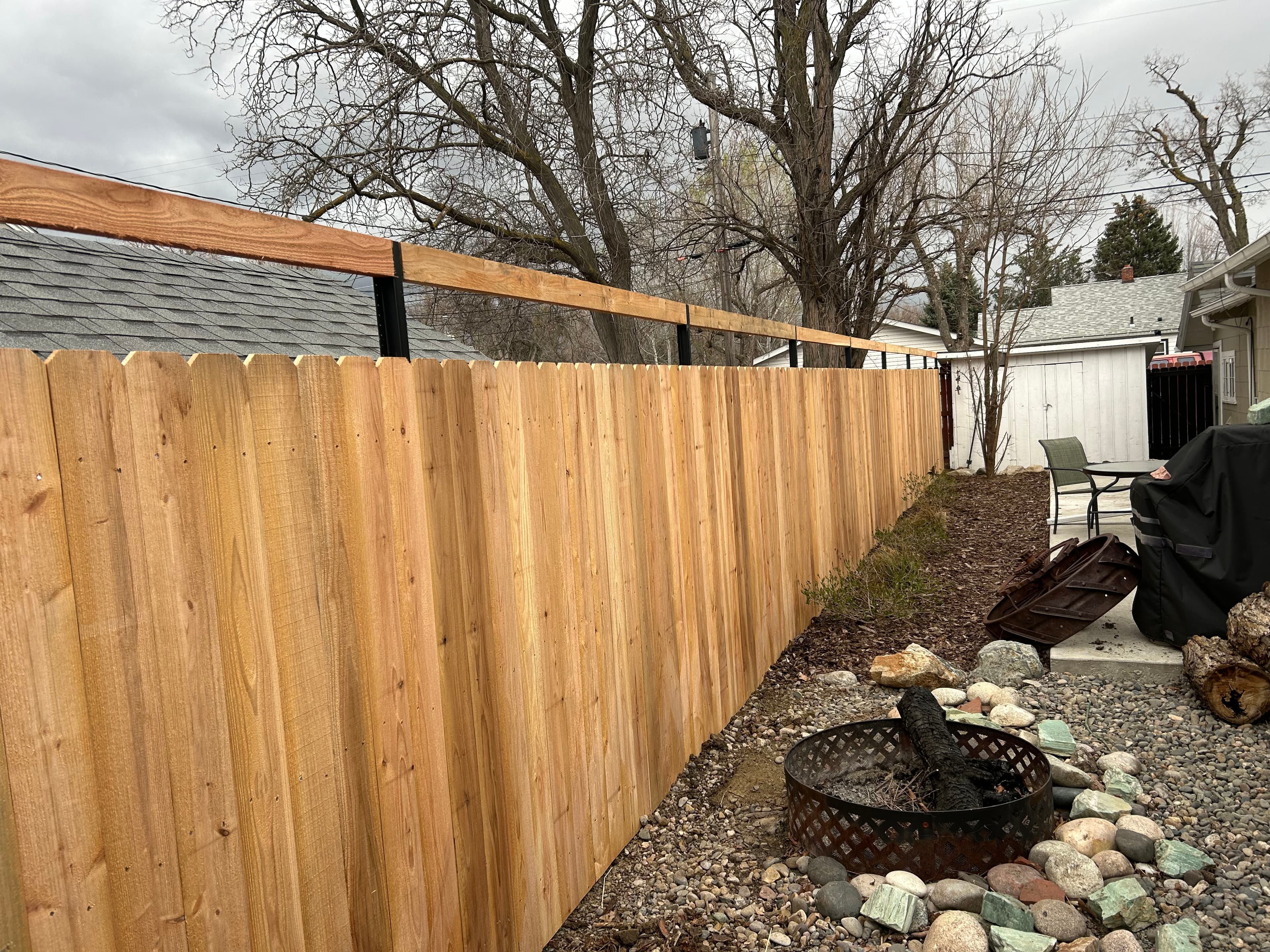 Project New Cedar Privacy Fence Built for Backyard Living image