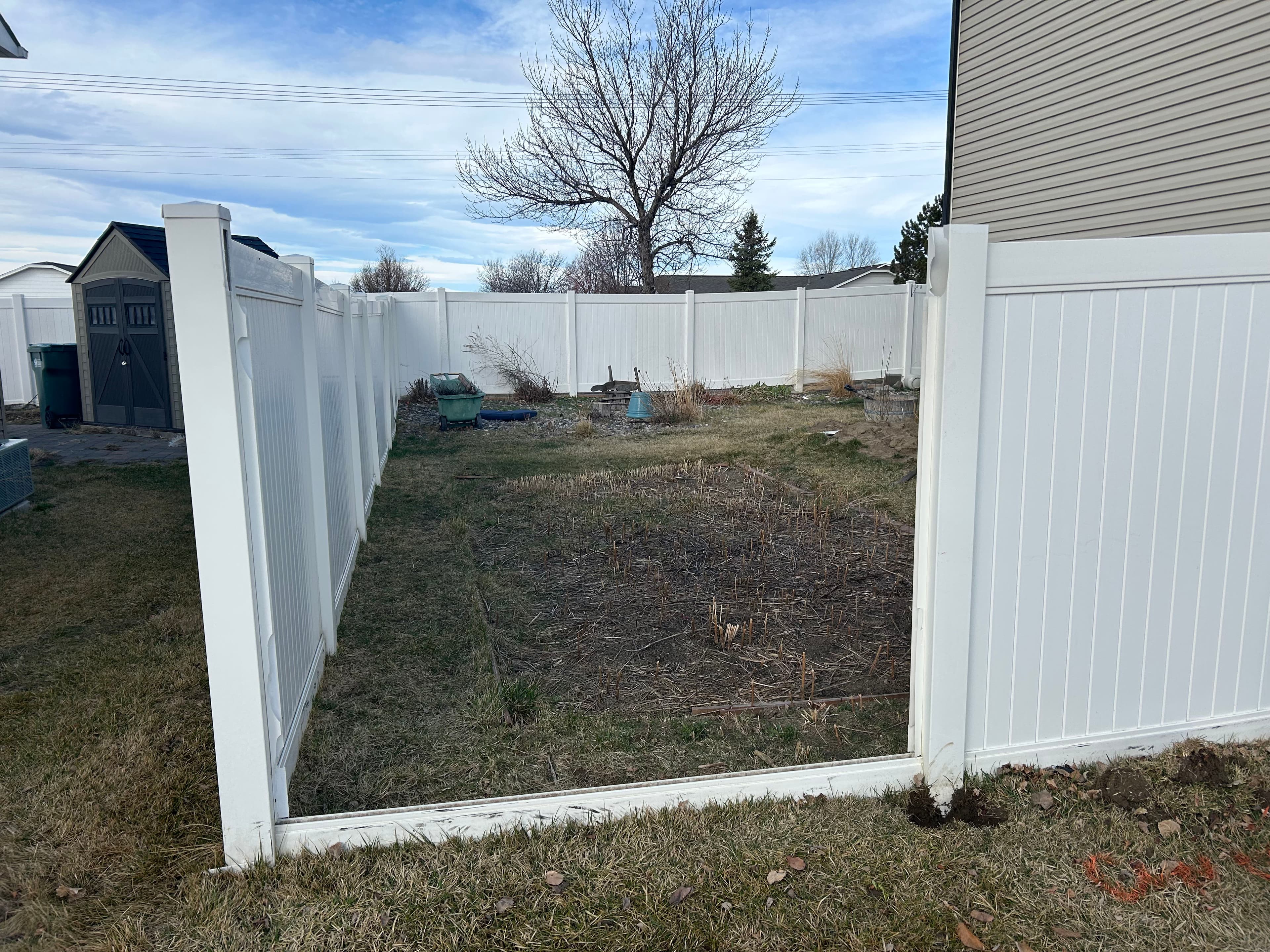 Project Wind-Damaged Vinyl Fence Repair Done Right in Billings MT image