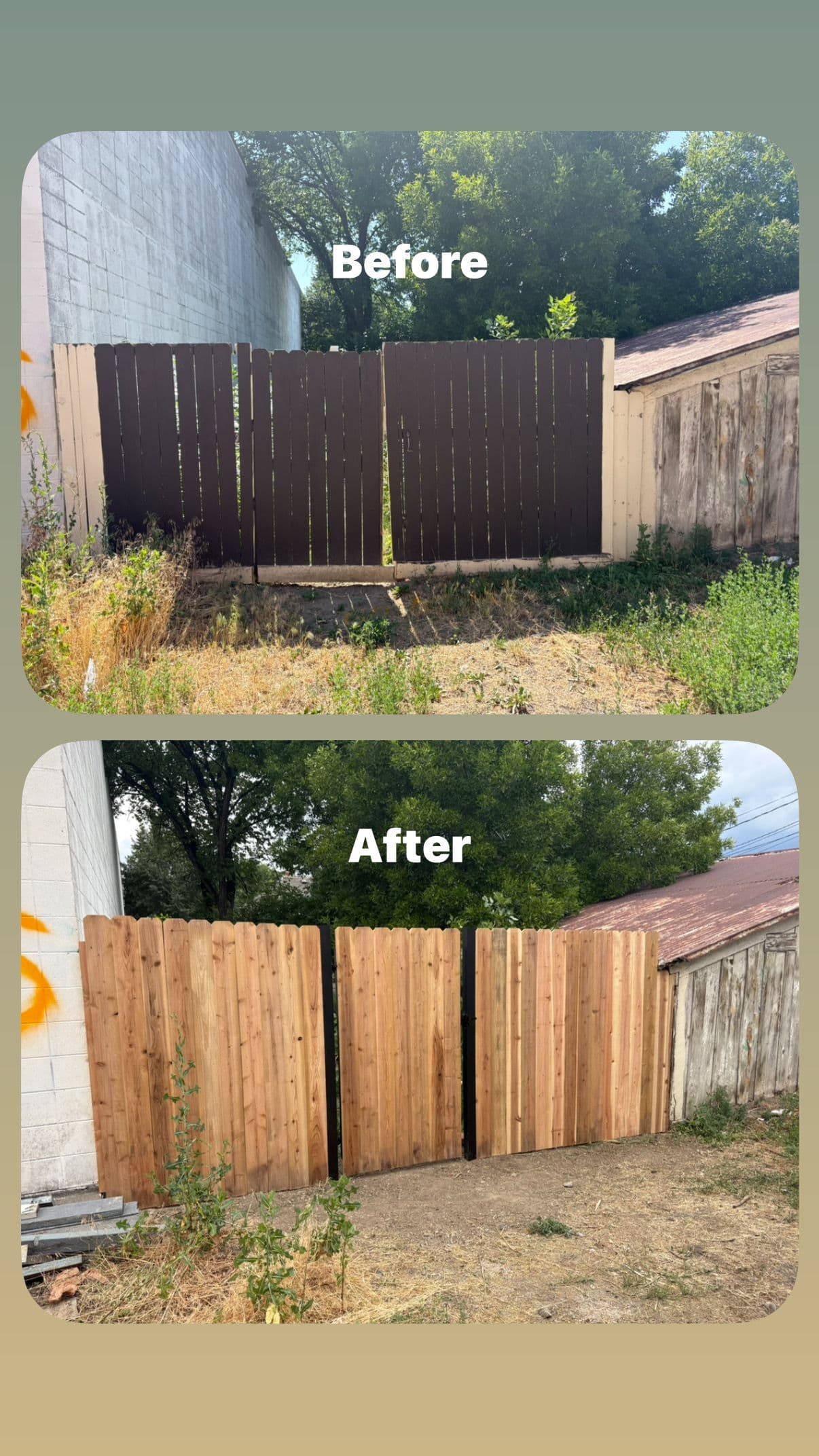 Cedar Fence and Gate Replacement Built to Last image