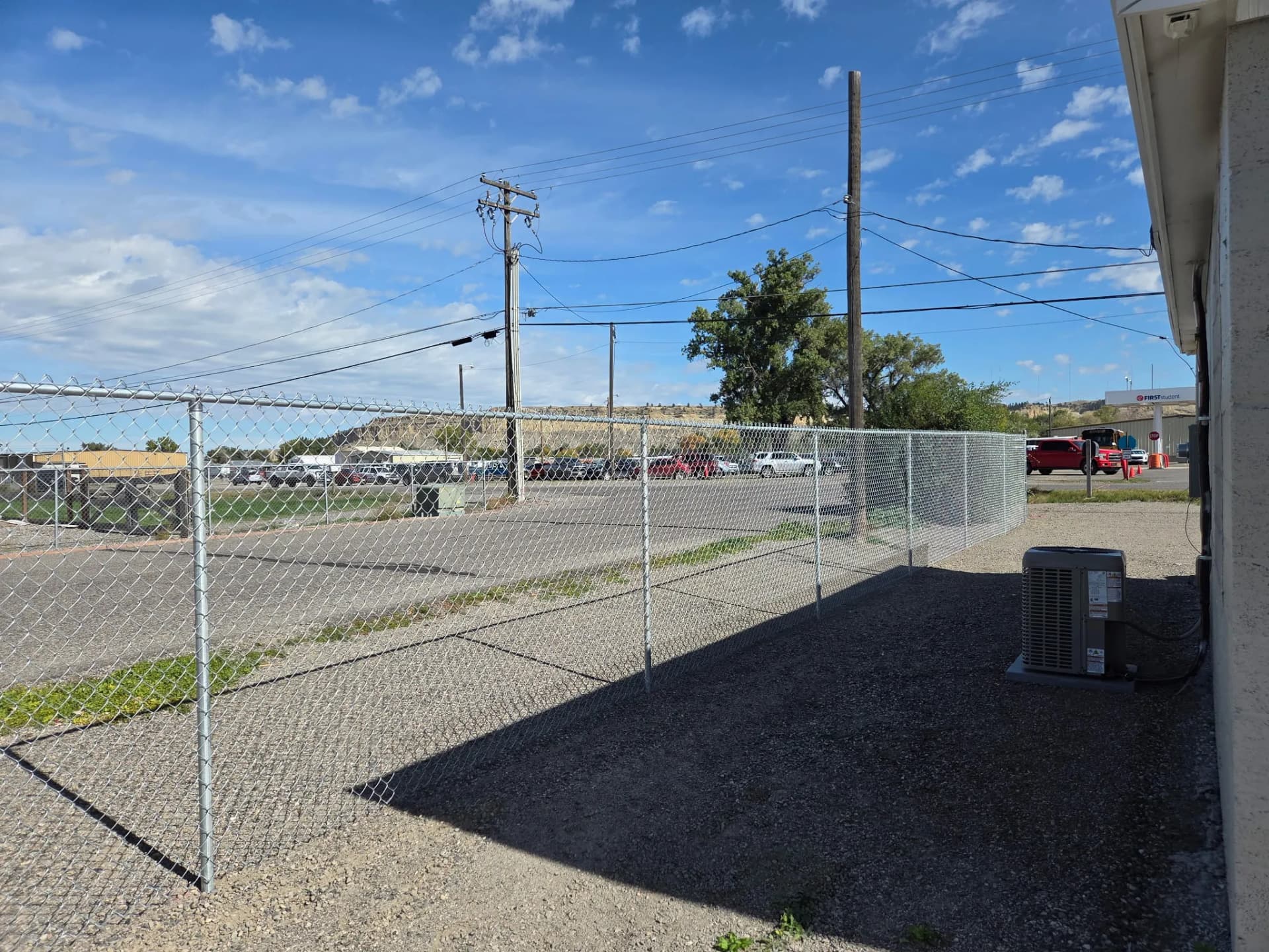 New Chain Link Fence Defines a Clean Property Line in Montana image