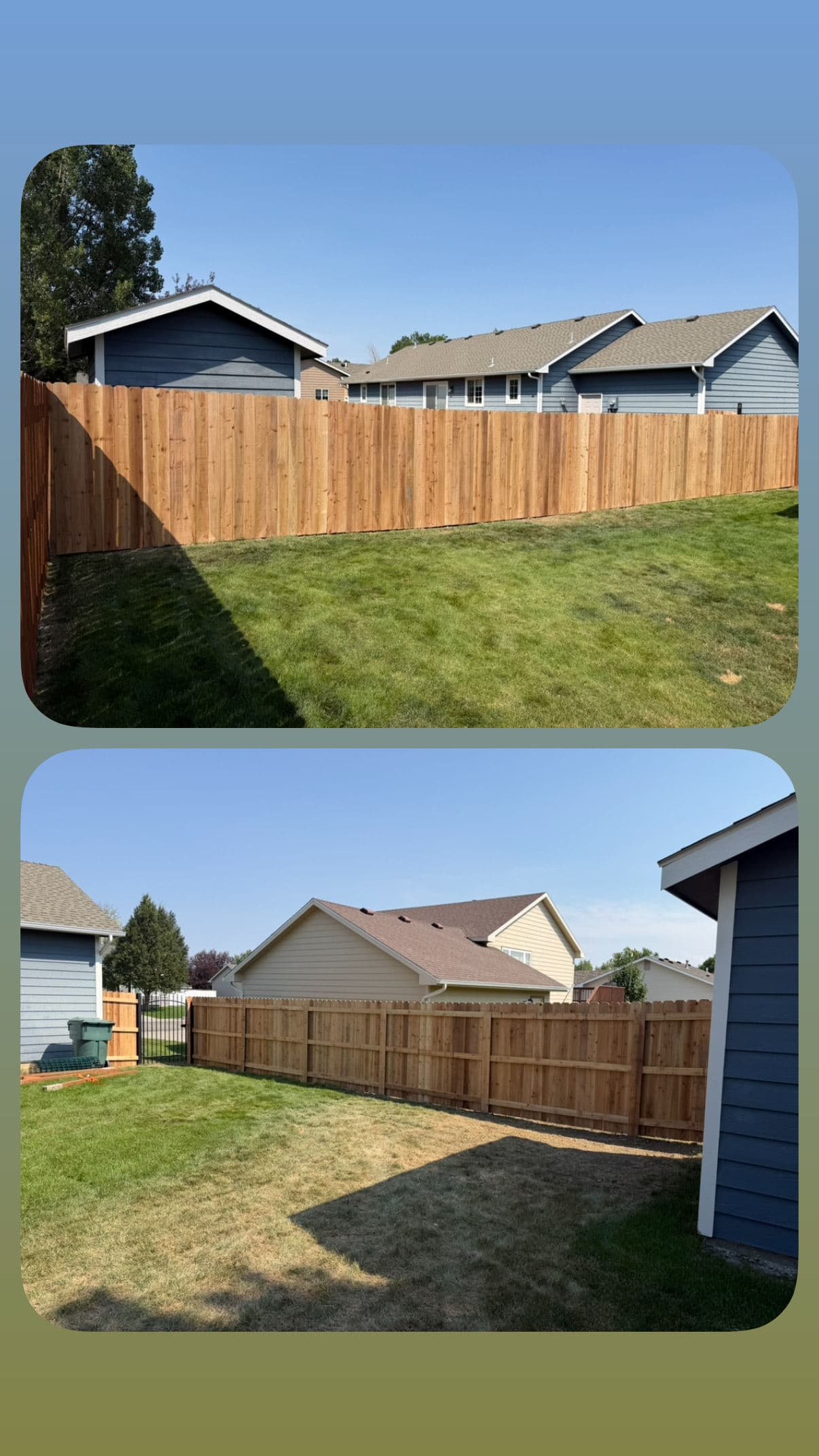 Project Cedar Privacy Fence and Ornamental Gate Install in Billings image