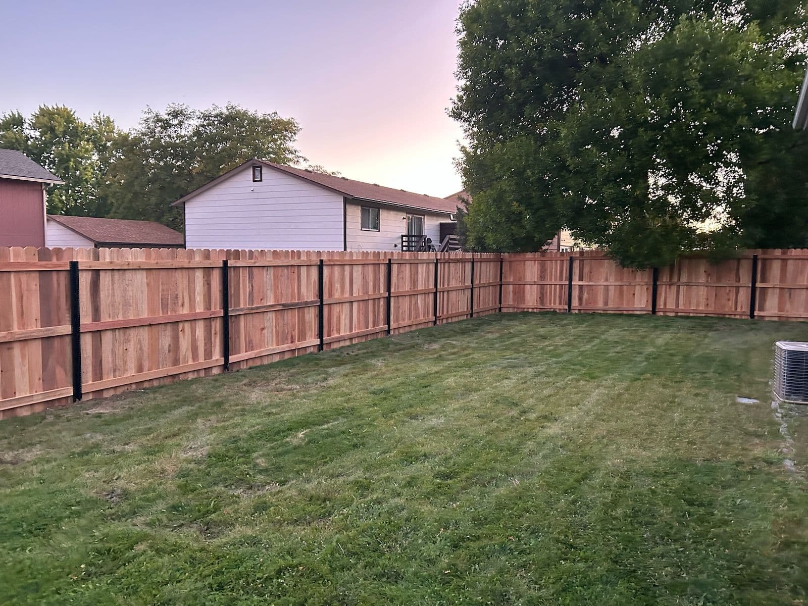 Stylish Cedar Fence Project image
