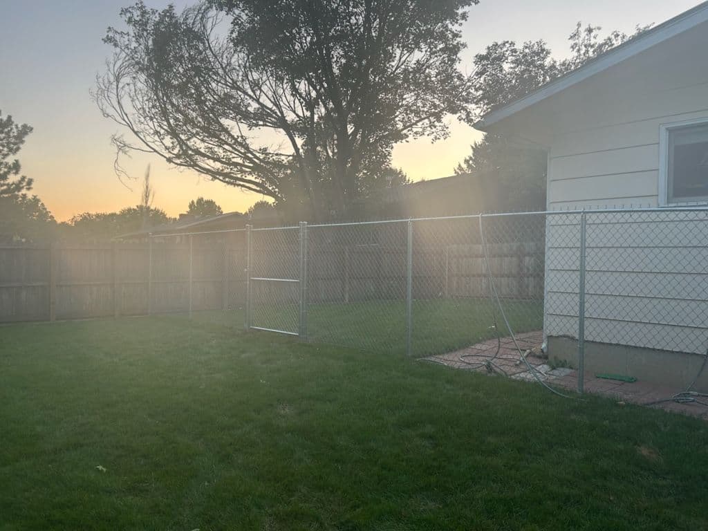 Backyard Chain Link Fencing for Secure Pet Area image