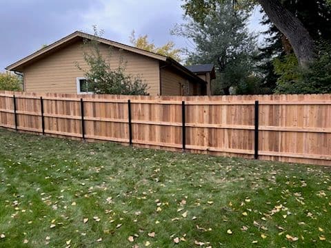 Project Cedar Fence and Gate Installation in Billings MT image