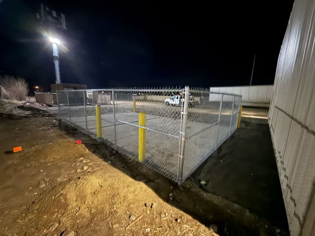 Gallery photos for Chain-Link Fence Installation for Commercial Security in Billings, MT: Image #2