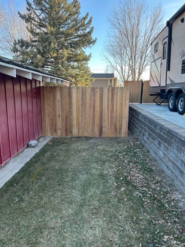 Project New Cedar Wood Fence and Gate Installation in Billings MT image
