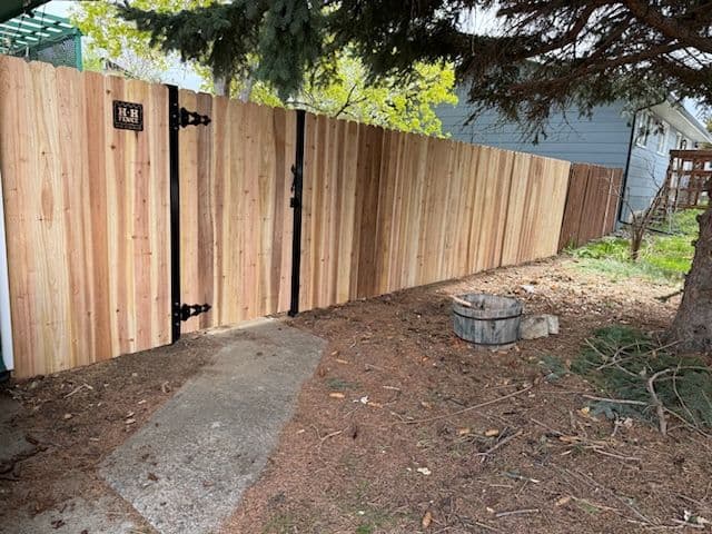 Cedar Fence Installation Transforms Billings Property image