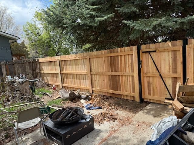 Gallery photos for Cedar Fence Installation Transforms Billings Property: Image #2