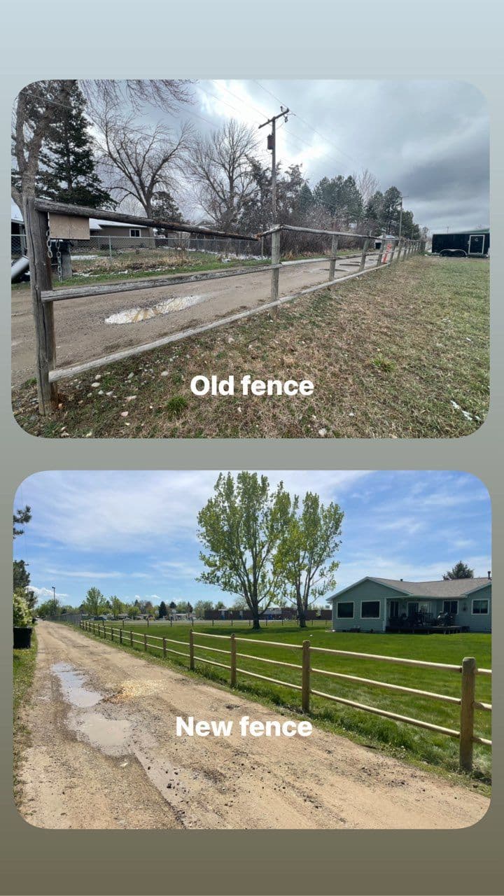 Fence Makeover in Montana