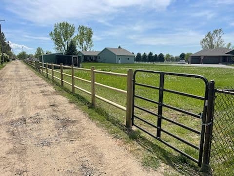 Fence Makeover in Montana