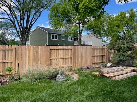 Cedar Semi Privacy Fence by Expert Installers image
