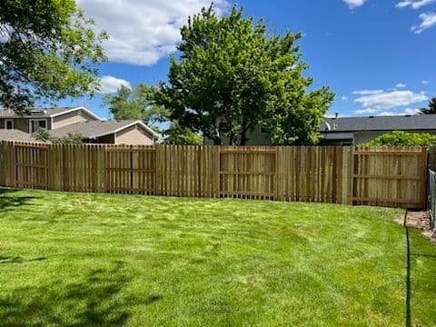 Gallery photos for Cedar Semi Privacy Fence by Expert Installers: Image #1
