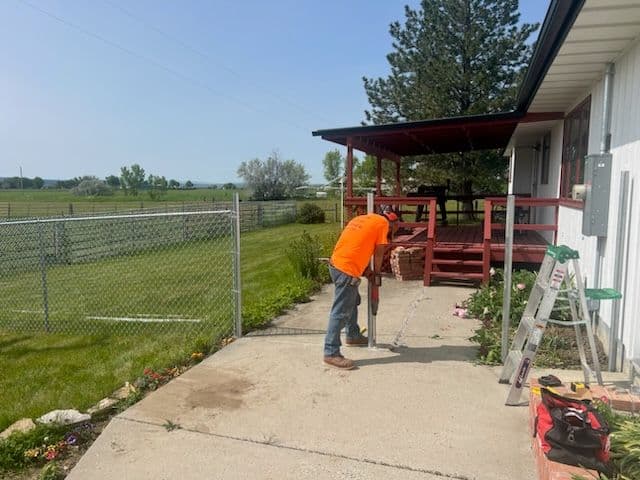 Gallery photos for Secure Galvanized Fence Installed in Billings MT: Image #2