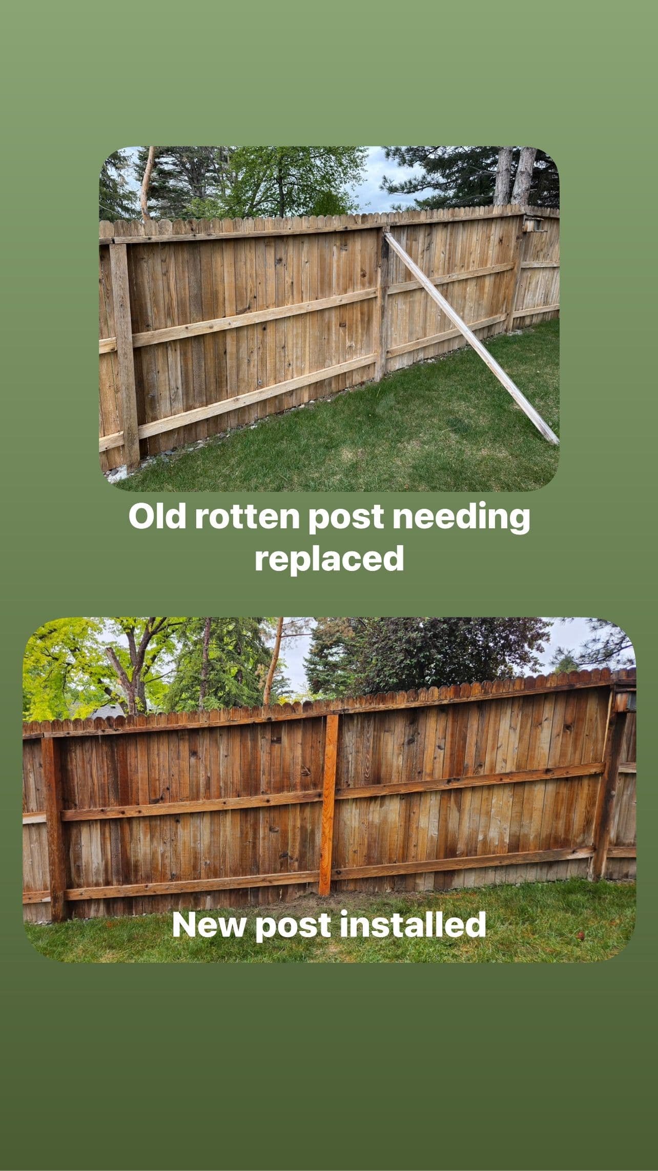 Fence Post Reinforcement Keeps Your Fence Secure image