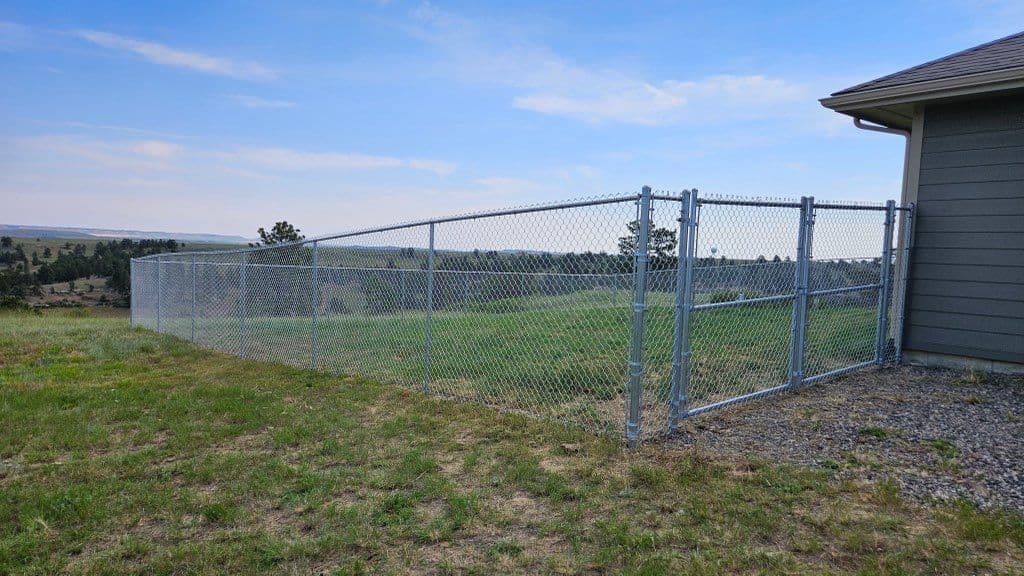 Gallery photos for Robust Rural Chain-Link Fence Installation: Image #1