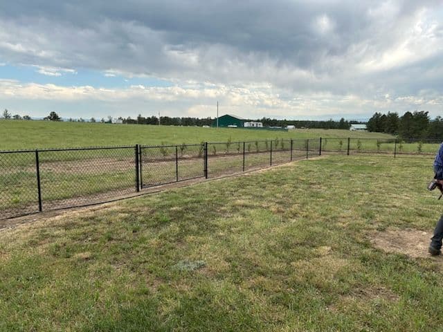 Gallery photos for Black Chain-Link Fence Installation in Laurel: Image #2