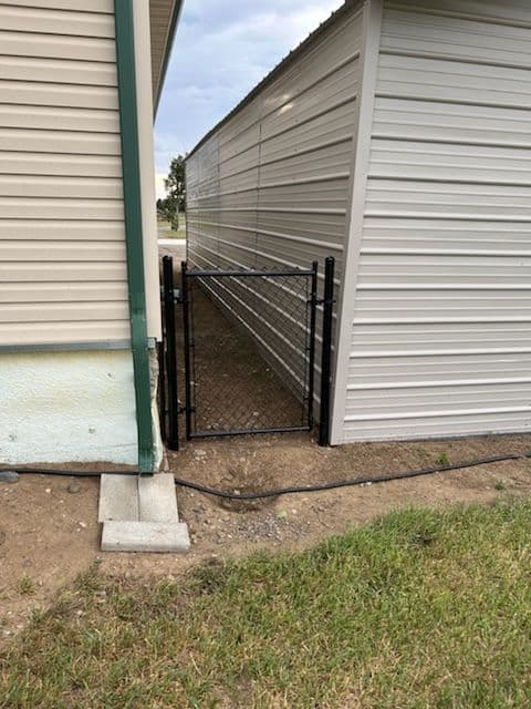 Gallery photos for Black Chain-Link Fence Installation in Laurel: Image #3