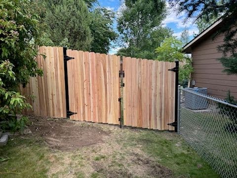 Project Stunning New Cedar Fence Enhances Curb Appeal image