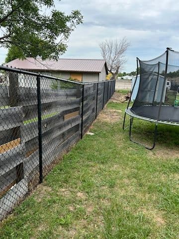 Gallery photos for Laurel MT Backyard Chain-Link Fence Upgrade: Image #1