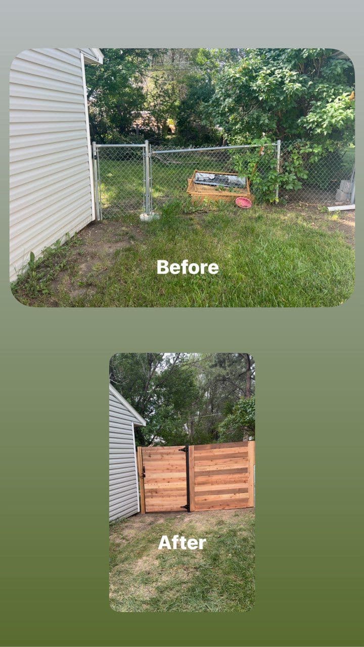 Stunning Transformation with Cedar Fencing in Billings image