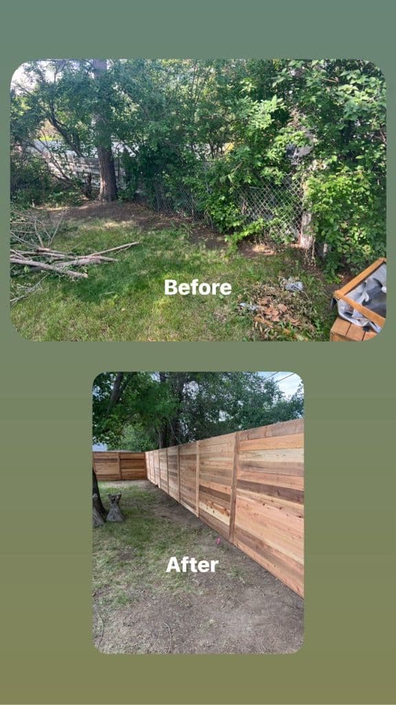 Gallery photos for Stunning Transformation with Cedar Fencing in Billings: Image #1