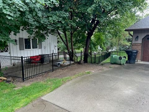 Elegant Ornamental Steel Fence Installation in Billings image