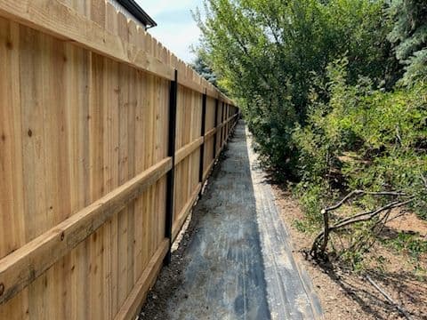 Gallery photos for Cedar Privacy Fence Installation Success Story: Image #2