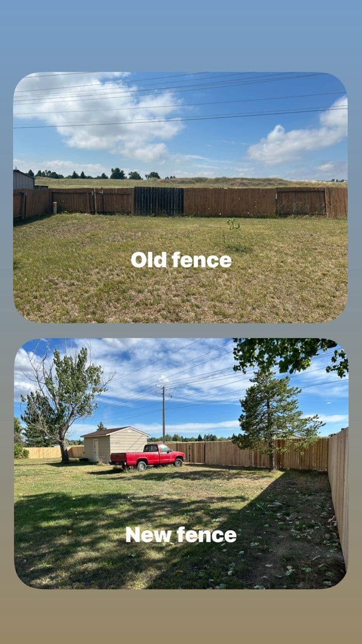 Beautiful Cedar Privacy Fence Transformation image