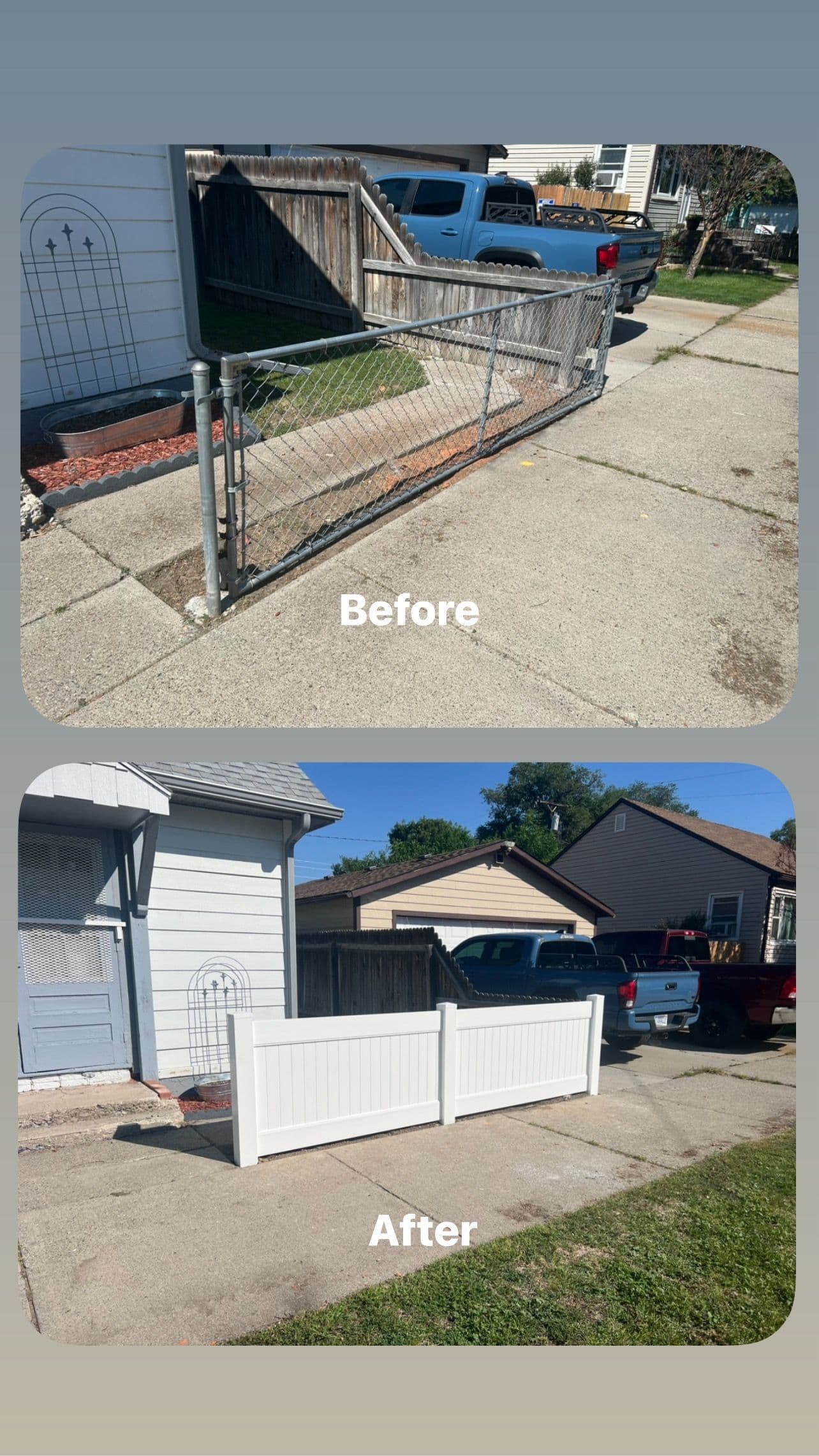 Vinyl Fence Upgrade Transforms Local Yard image