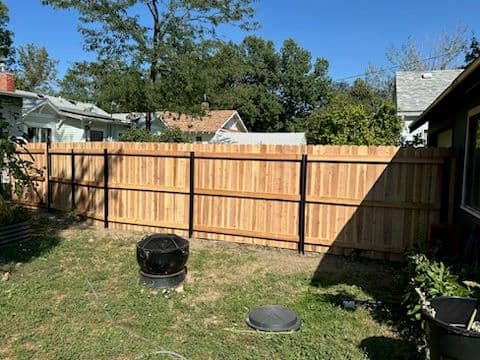 Gallery photos for Enhanced Outdoor Beauty with New Cedar Fence: Image #3