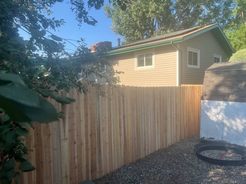 Gallery photos for Stylish Cedar Wood Fencing for Backyard Privacy: Image #1