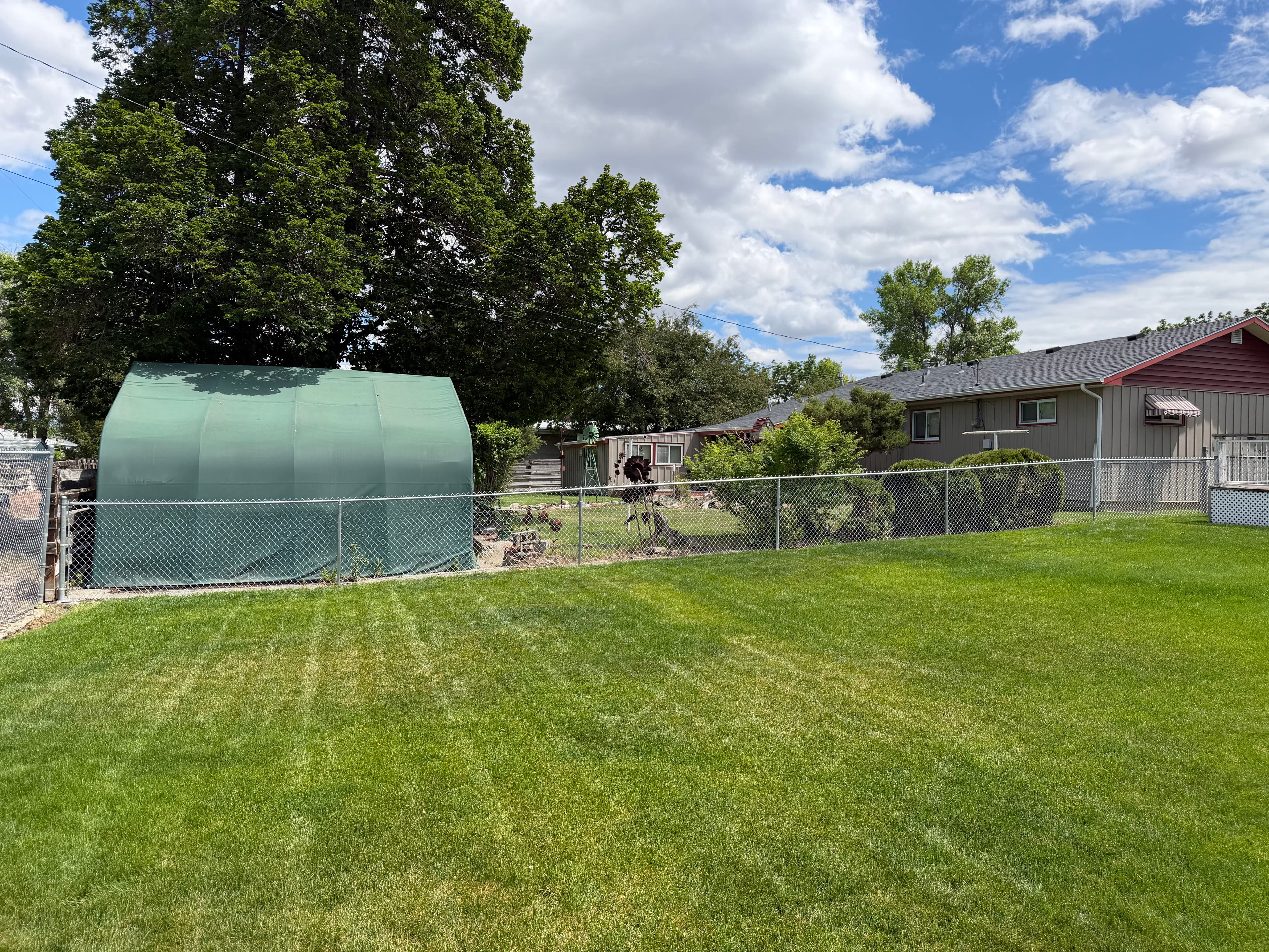 Project 4-Foot Chain Link Fence Installed on a Shared Property Line image