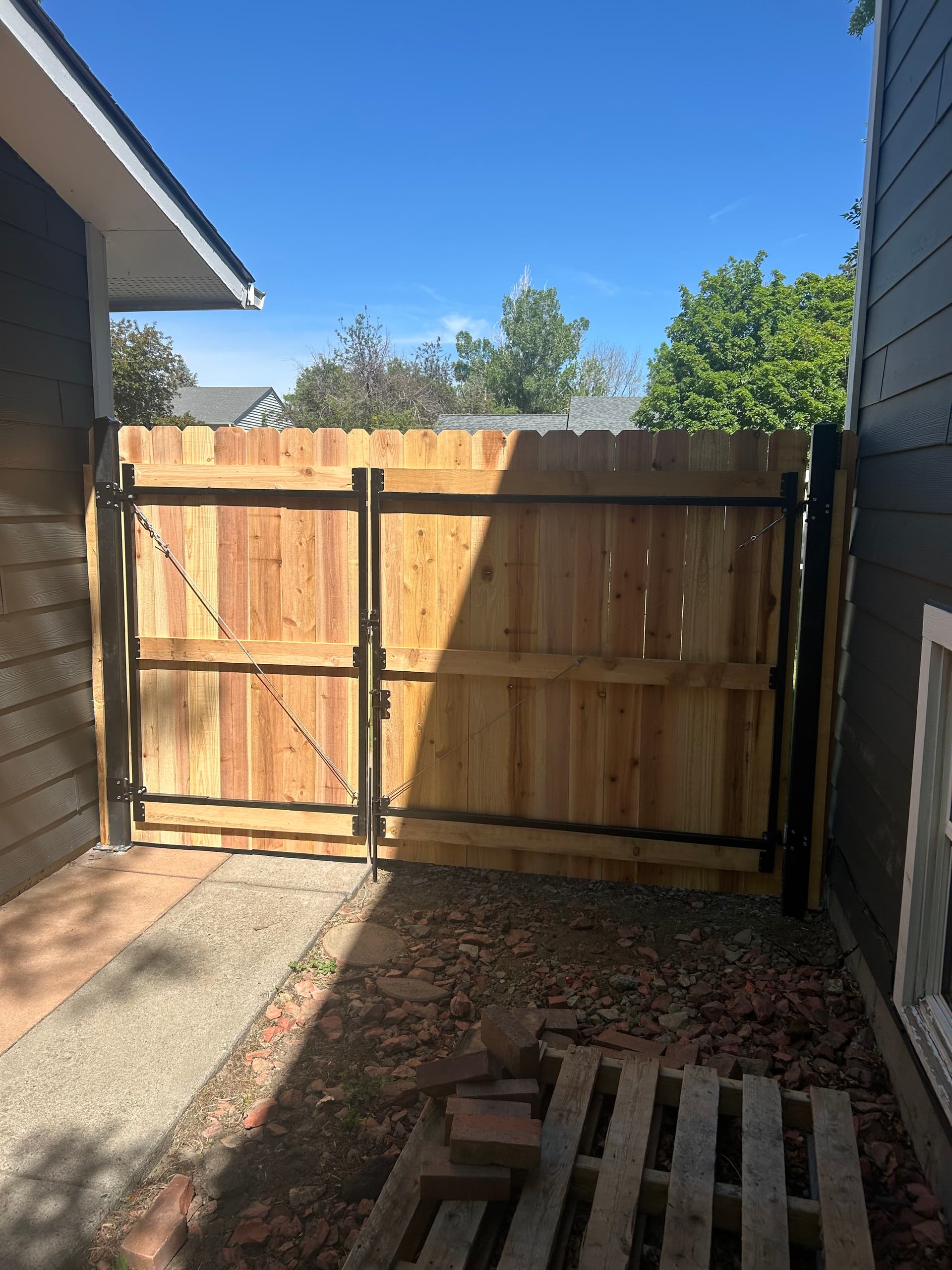 Three Neighbors, One Cedar Privacy Fence Done Right image