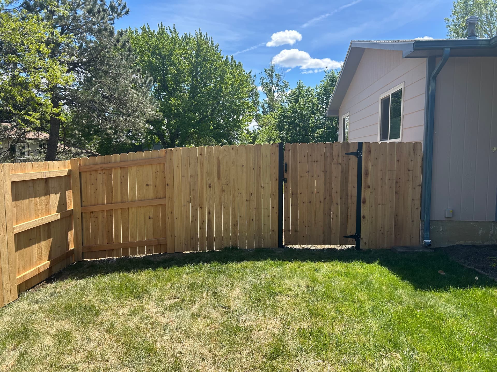 Gallery photos for Three Neighbors, One Cedar Privacy Fence Done Right: Image #3