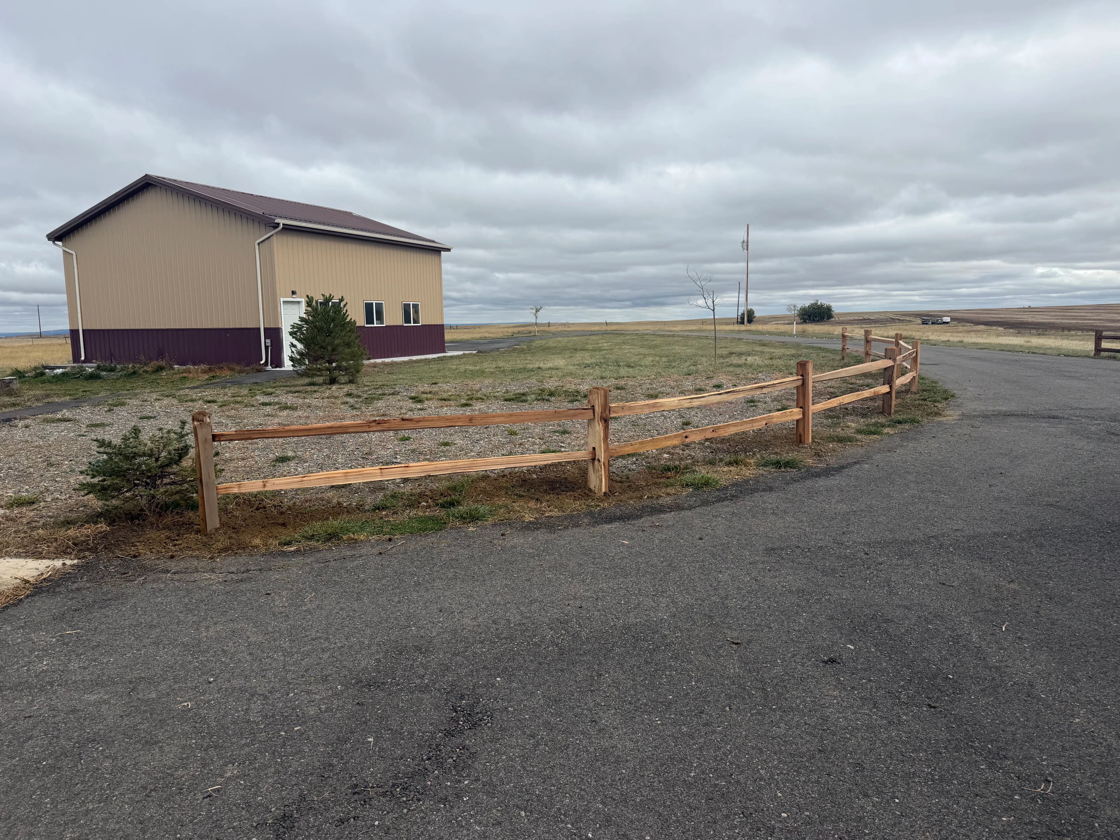 Project 2-Rail Split Cedar Fence Install in Laurel, MT image