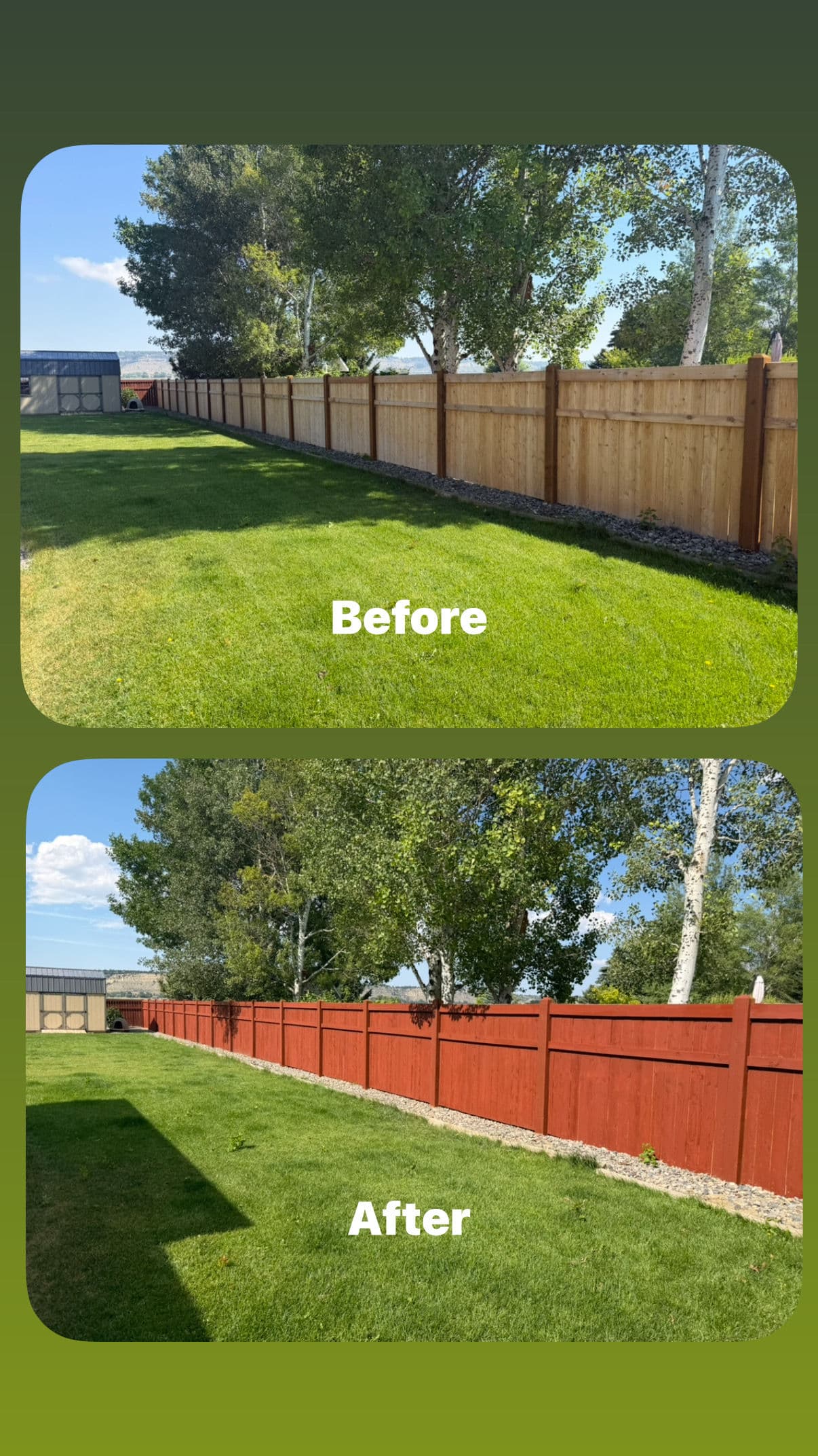Gallery photos for Fresh Stain Brings a Wood Fence Back to Life: Image #1