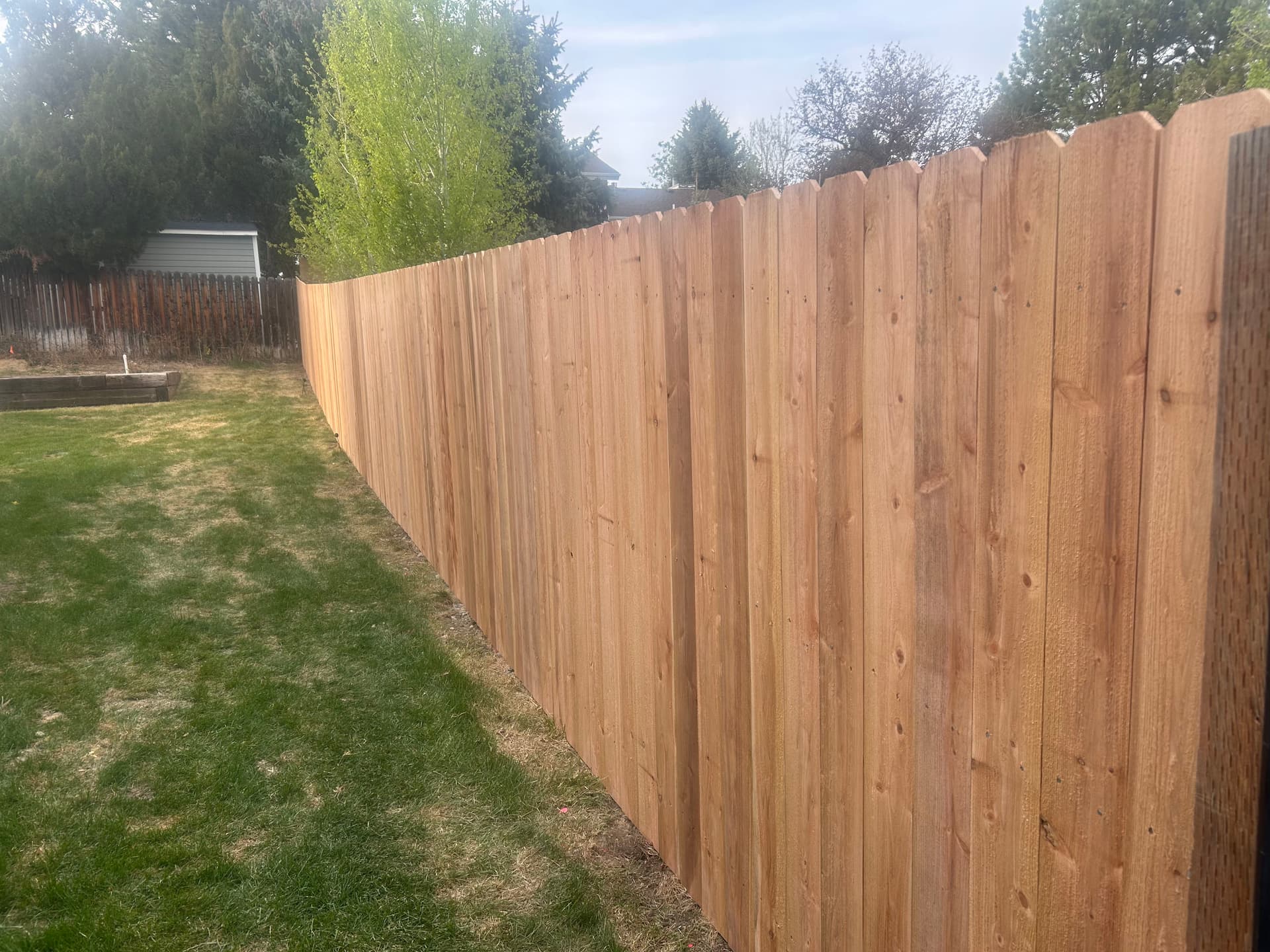 Gallery photos for Cedar Fence Replacement Built to Handle Montana Wind: Image #1